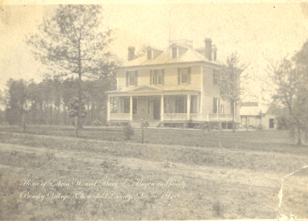 Edwin Hagen House ca 1918